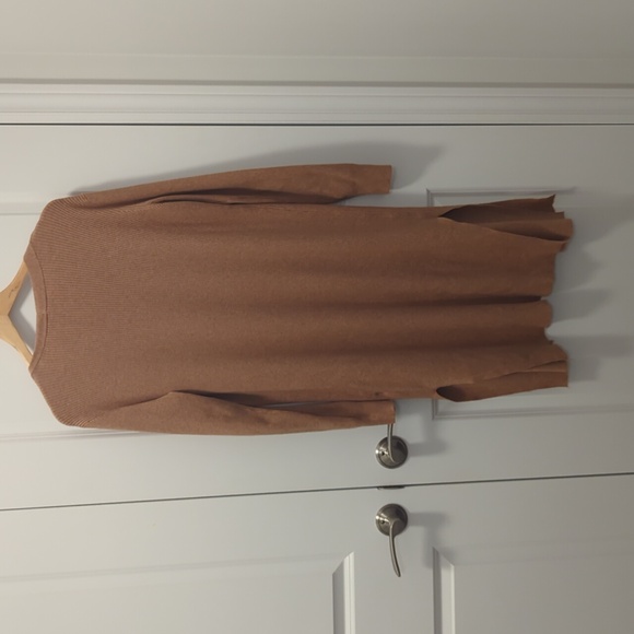 Time and Tru Tan Long Cardigan Sweater in Size Large (12-14) - Picture 5 of 5